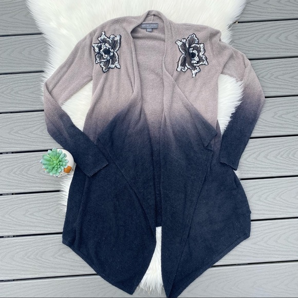 Barefoot Dreams Ombre Cardigan Sweater - Picture 1 of 4